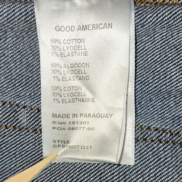 Good American Jeans GPST802T 1331 | Straight Leg | Used, Excellent Condition - Picture 6 of 9